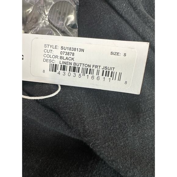 Rachel Pally black linen sleeveless jumpsuit size Small - Picture 6 of 16